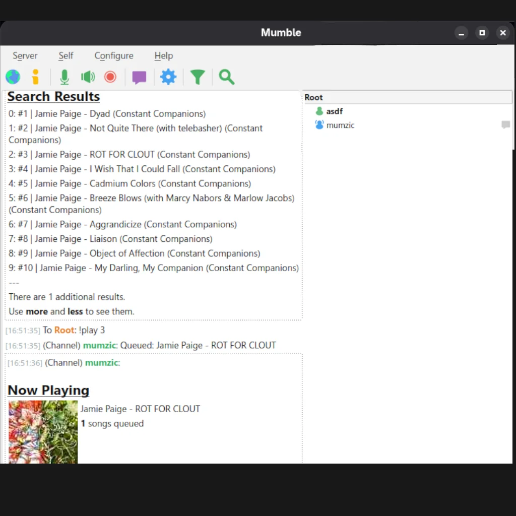 Music bot for mumble servers, serve multimedia over VoIP